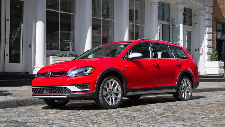 Volkswagen Golf Alltrack frontal tres cuartos