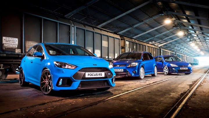 focus rs tres generaciones