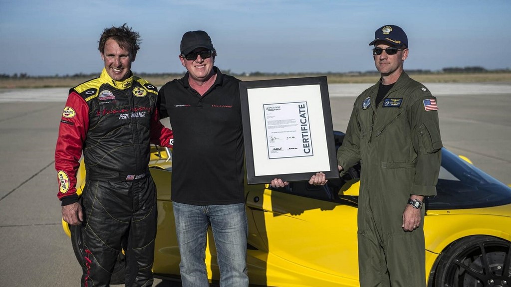 Hennessey Venom GT Spyder Record Guinness 3