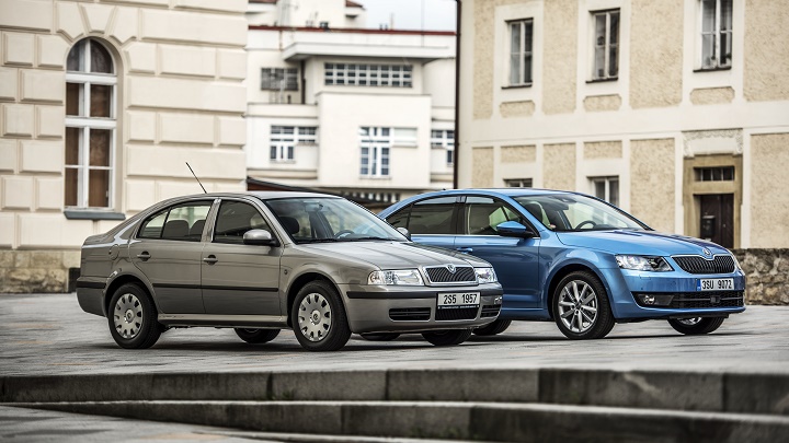 Skoda Octavia dos generaciones