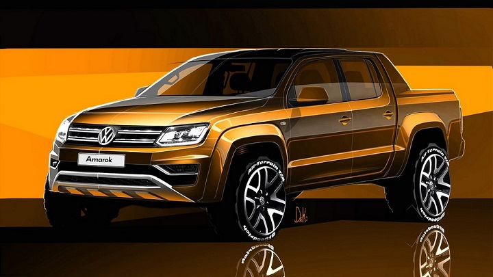 Volkswagen Amarok 2017 boceto 1