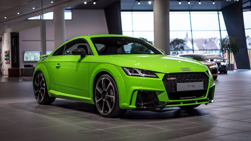 Audi TT RS verde lima 1