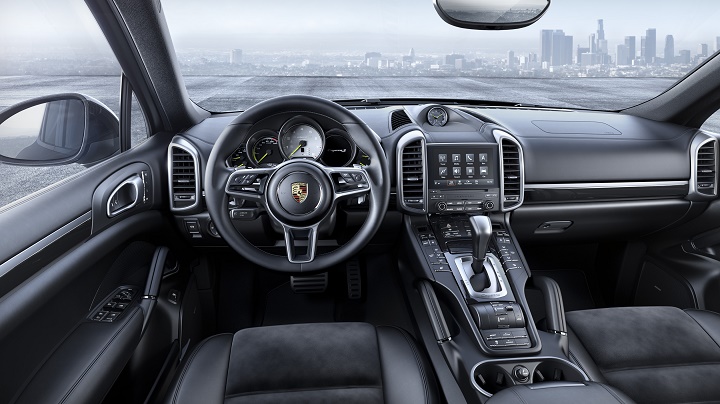 Interior de un Porsche