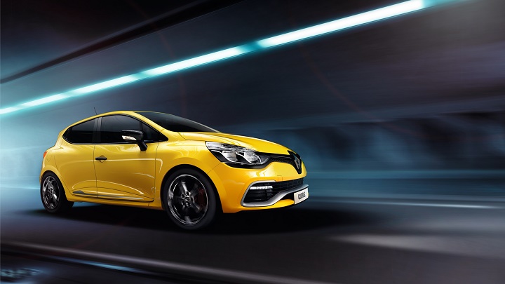 Renault Clio RS amarillo