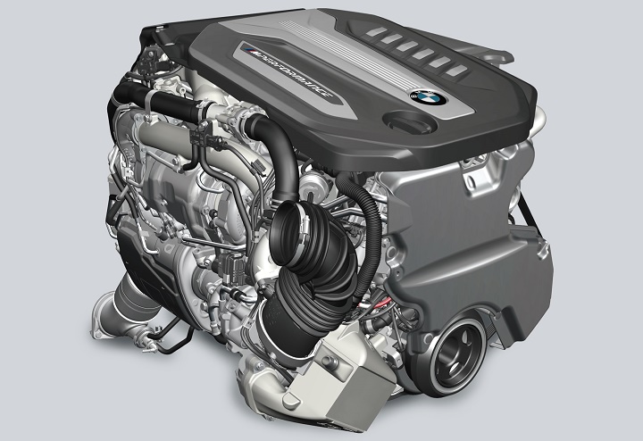 motor BMW cuatro turbos