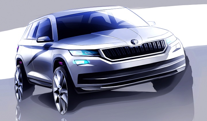 Skoda Kodiaq boceto