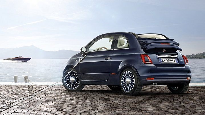 Fiat 500 Riva zaga tres cuartos