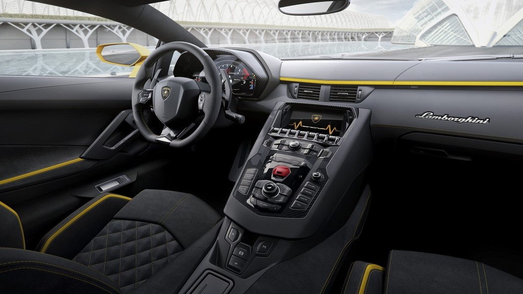 Lamborghini-Aventador-S interior